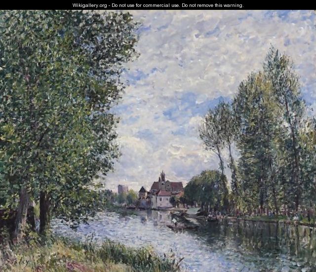 Ete A Moret - Alfred Sisley