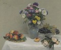 Fleurs Et Fruits - Ignace Henri Jean Fantin-Latour