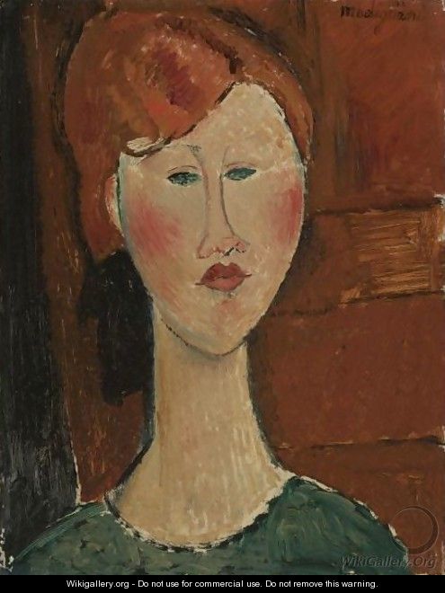 Femme Aux Cheveux Rouges - Amedeo Modigliani