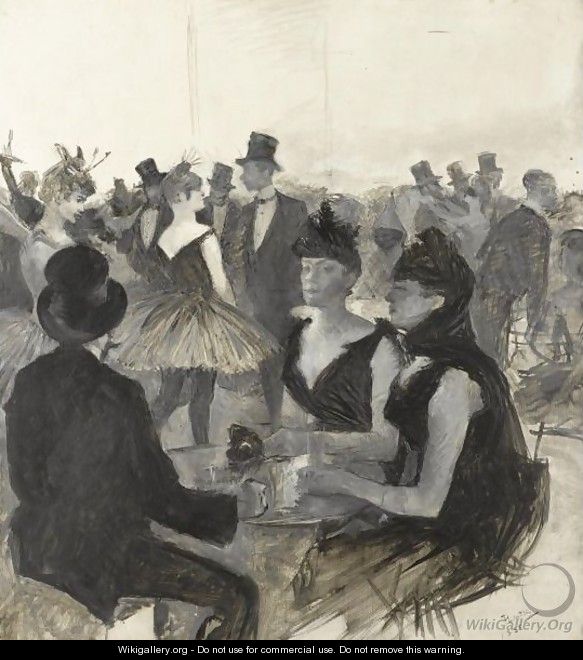 Bal Masque - Henri De Toulouse-Lautrec