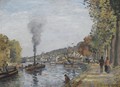 La Seine A Bougival - Camille Pissarro