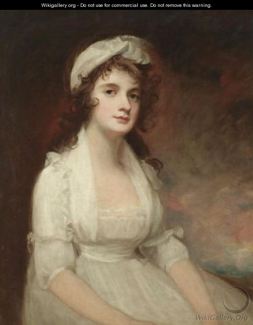 Portrait Of Miss Elizabeth Tighe (1774-1857) - George Romney