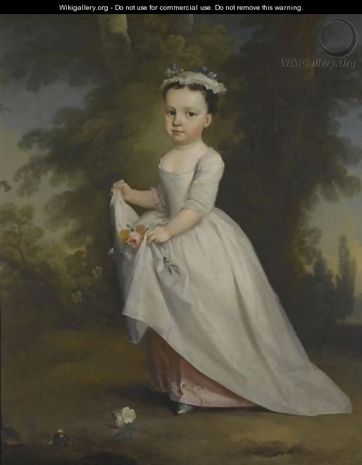 Portrait Of A Child - (after) George Knapton