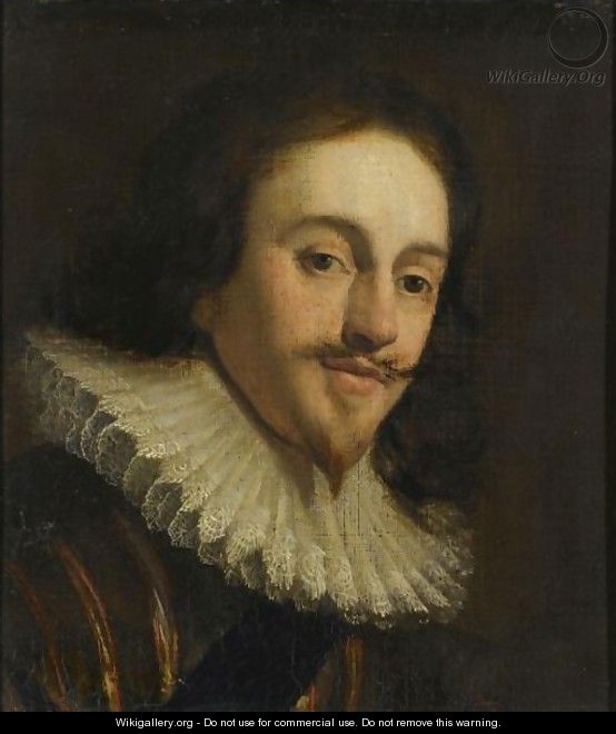 Portrait Of Charles I - Gerrit Van Honthorst
