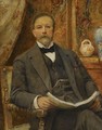 Portrait Of An Elegant Gentleman - Konstantin Egorovich Egorovich Makovsky