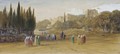 The Walls Of Constantinople - Edward Lear
