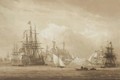 H.M.S Victory And Other Ships In Portsmouth Dockyard - John Christian Schetky