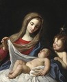 Madonna Col Bambino E San Giovannino - Angelo Massarotti