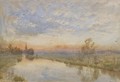 The Avon. Salisbury - Albert Goodwin