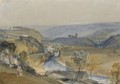 The Valley Of Washburn And Leathley Church - Joseph Mallord William Turner