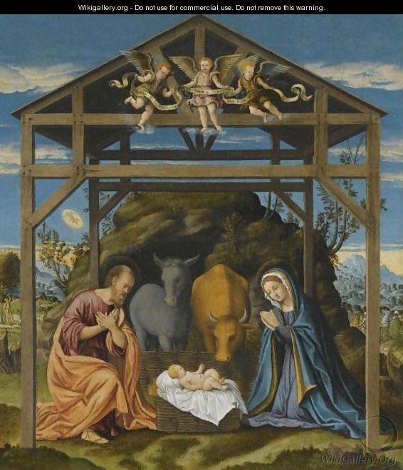The Nativity - Girolamo da Santacroce