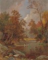 Autumn On The River - Jasper Francis Cropsey