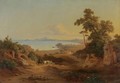 View Of The Gulf Of Pozzuoli With Peasants And Animals - Johann Jakob Frey