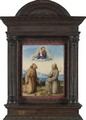The Virgin Appearing To Saints Francis And Anthony Of Padua - (after) Girolamo Marchesi Da Cotignola
