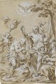 The Baptism Of Christ - Paolo Girolamo Piola