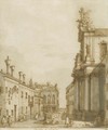 The Campo Dei Gesuiti, Venice - (Giovanni Antonio Canal) Canaletto