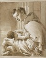 St. Anthony Of Padua And The Christ Child - Giovanni Battista Tiepolo