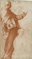 Study Of A Standing Saint Holding A Book, With Subsidiary Studies Of Three Additional Figures - Baccio Bandinelli