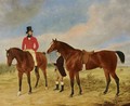 Gentleman With A Horse And Groom - George Morley
