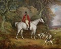 Viscount Rowland Hill On His Grey Hunter With The Shropshire Hunt - Richard Jones
