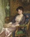 Portrait Of Mrs George Pinckard - Sir Frank Dicksee