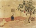 Moroccan Courtyard - Eugene Delacroix