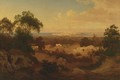 Sunset At Syracuse - Prosper-Georges-Antoine Marilhat