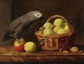 Still Life With Parrot - French School