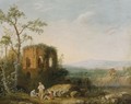 Italianate Landscape, Said To Be A View Of The Temple Of Venus At Baiae - (after) Richard Wilson