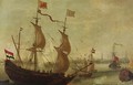 Ships In Antwerp Harbor - (after) Andries Van Eertvelt