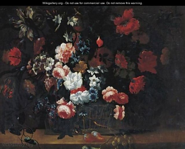 Still Life Of Flowers 2 - (after) Jean-Baptiste Monnoyer