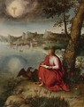 Saint John On Patmos - Netherlandish School