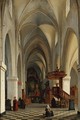 Interior Of A Cathedral - Hyppolyte Victor Valentin Sebron