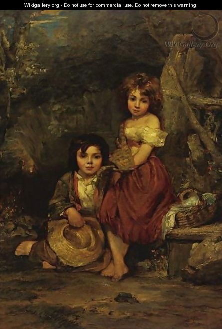 The Young Picnickers - William Frederick Witherington
