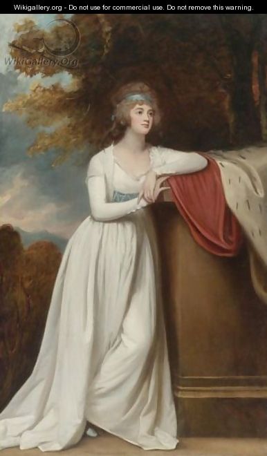 Portrait Of Barbara, Marchioness Of Donegall - George Romney