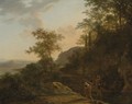 Italianate Landscape With A Mountain Path And Ford - Jan Both