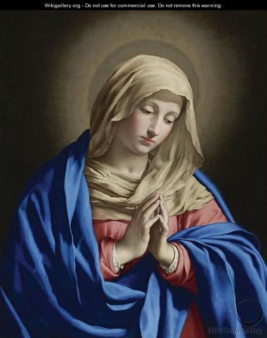 Virgin At Prayer - Giovanni Battista Salvi, Il Sassoferrato