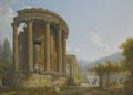 Tivoli, A View Of The Temple Of The Sibyl - Abraham Louis Rudolph Ducros