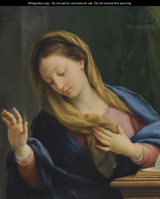 The Virgin Annunciate - Agostino Masucci