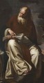 Saint Anthony Abbot - (after) Paolo Domenico Finoglio