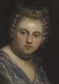 Portrait Of A Young Lady, Head And Shoulders - Jacopo d'Antonio Negretti (see Palma Giovane)