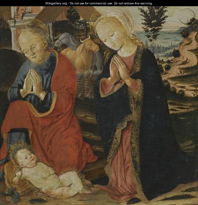 The Nativity - Bernardino Fungai