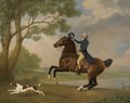 Portrait Of Baron De Robeck Riding A Bay Hunter - George Stubbs