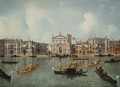 Venice, The Grand Canal With A View Of The Church Of San Stae - Jacob More