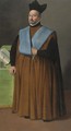 Portrait Of Doctor Juan Martinez Serrano, Full Length - Francisco De Zurbaran