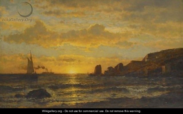 Sunset Along The Coast - Mauritz F. H. de Haas