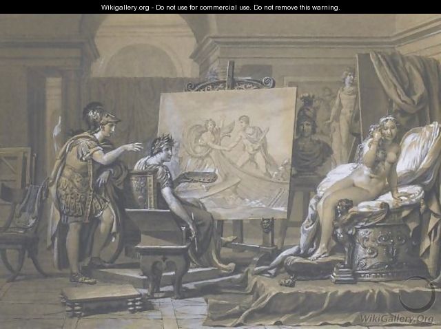 Alexander, Apelles And Campaspe - Jacques Louis David