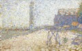 L'Hospice Et Le Phare De Honfleur - Georges Seurat