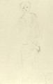 Dancer, Frontal View Or Girl Standing - Gustav Klimt