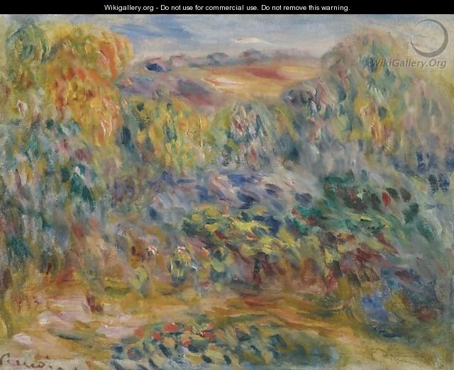 Paysage Montagneux - Pierre Auguste Renoir